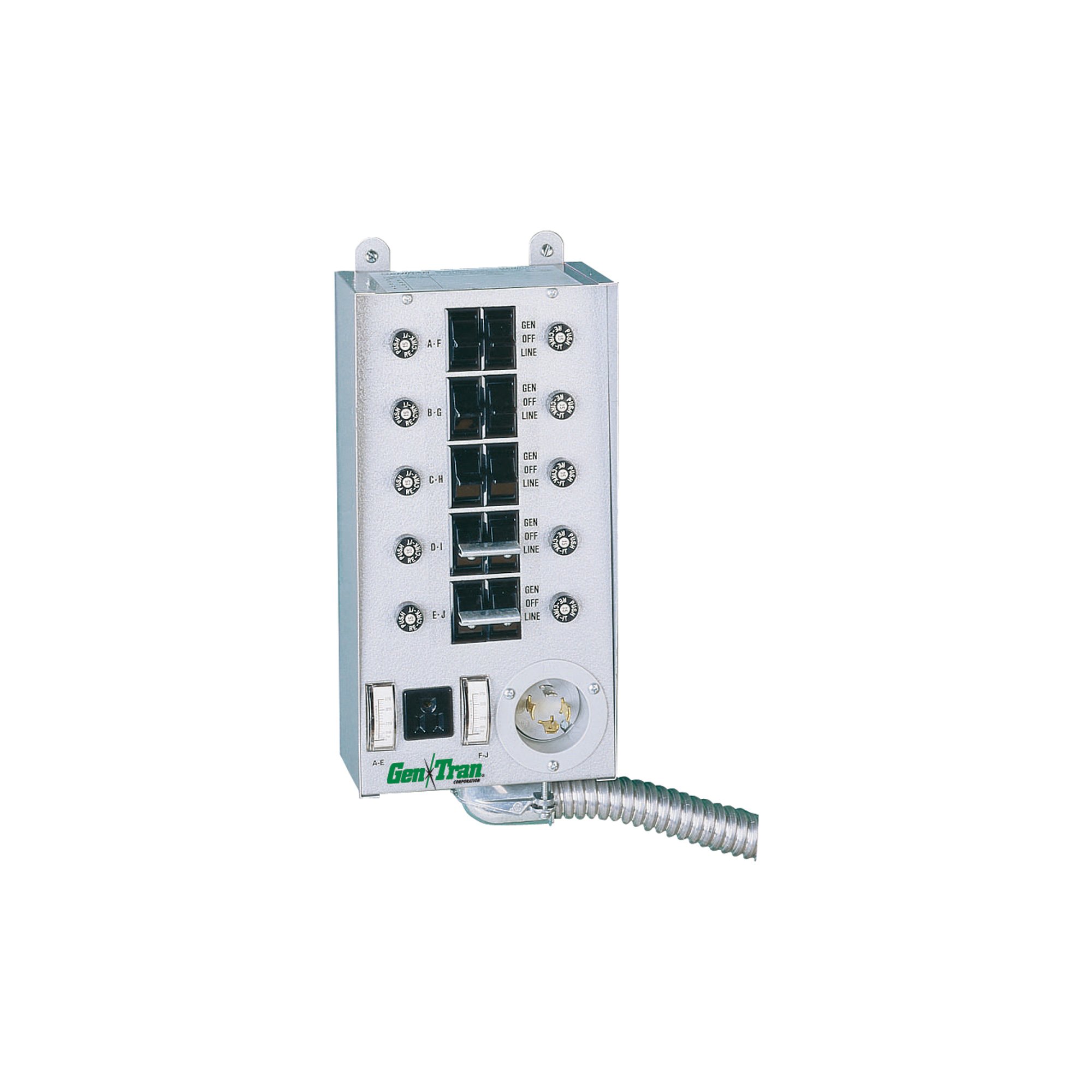 Gen Tran 10-Circuit Pre-Wired Transfer Switch
